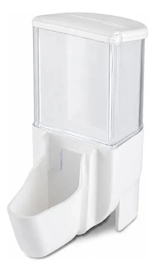 12un- Comedouro Aves Sertãozinho Branco Malha Larga (50ml)