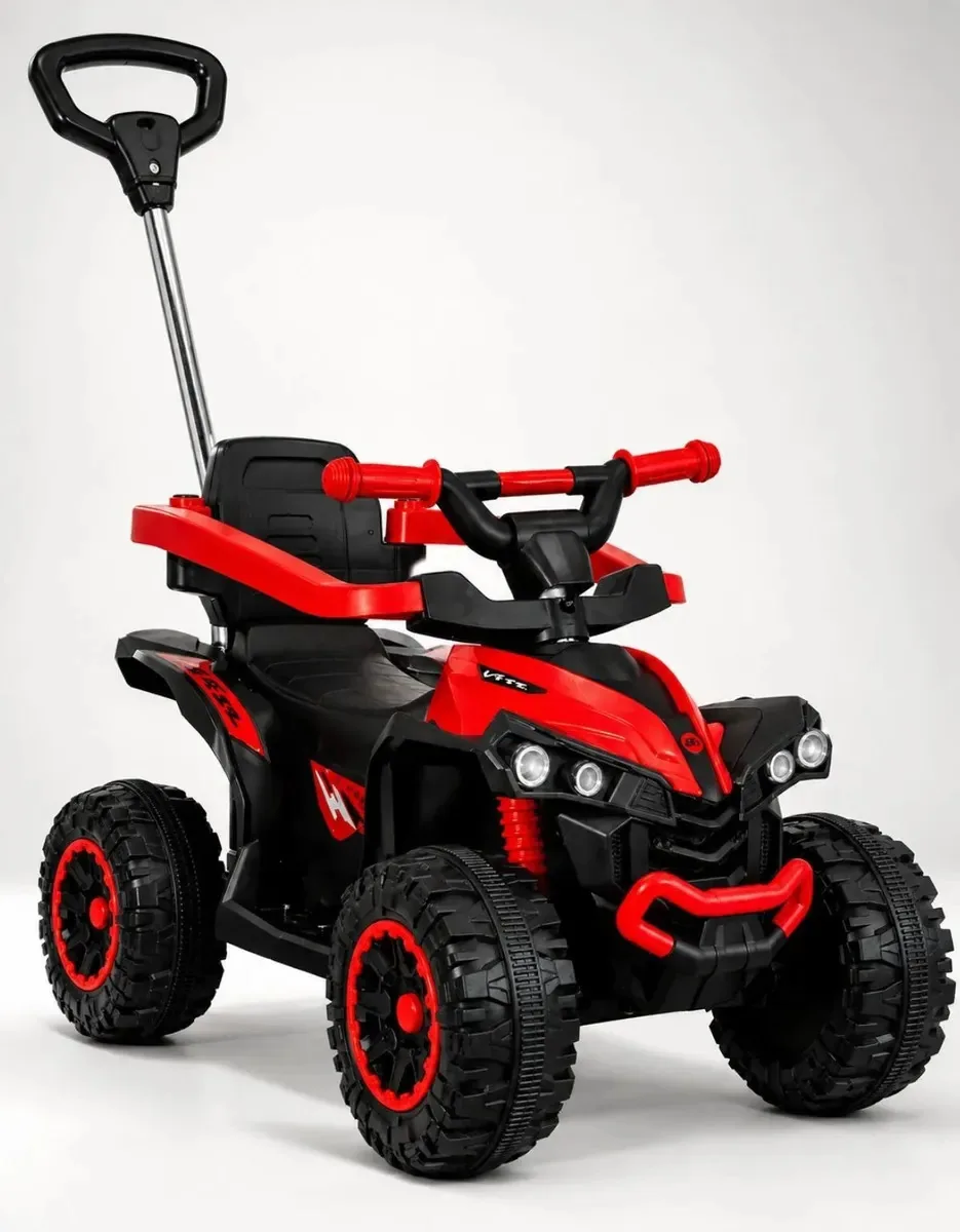 Carro Infantil Passeio Empurrador Suspensão Quadriciclo 23kg Vermelho