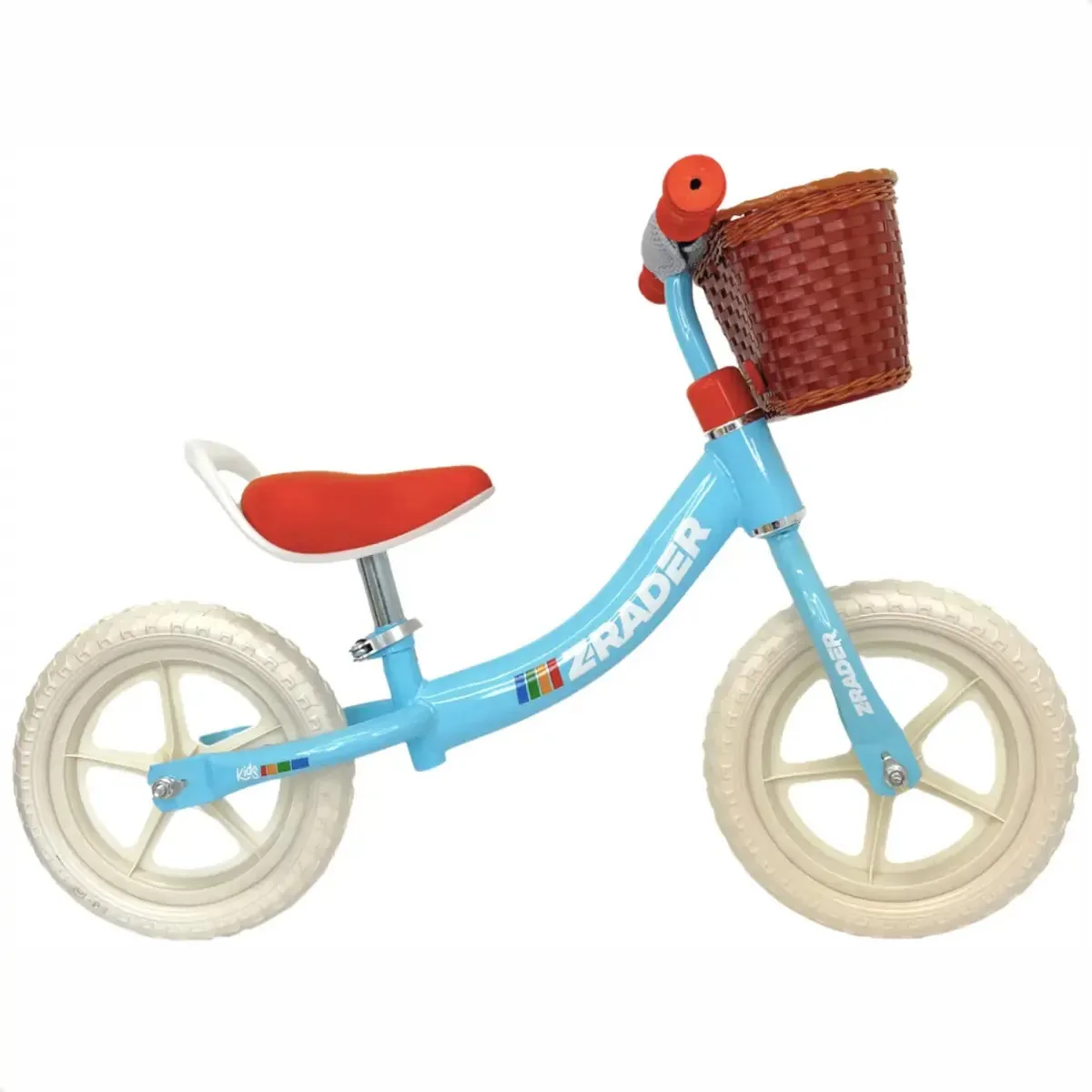 Bicicleta Equlibrio Infantil Bike Sem Pedal Balance Cestinha Cor Azul