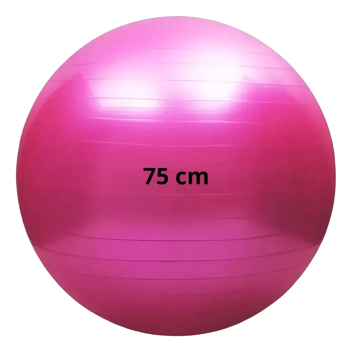 Bola Suiça Pilates Fisioterapia 75cm Yoga Gestante Funcional Rosa