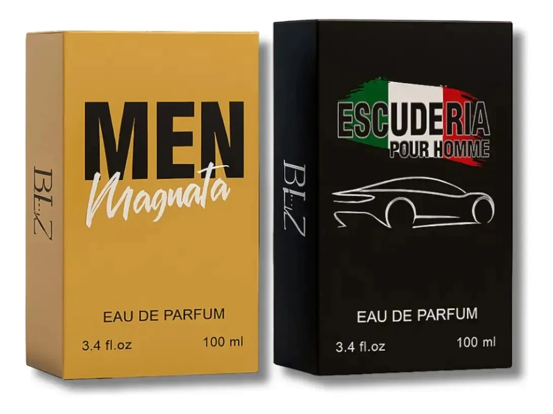 02 Perfumes Masculinos Magnata E Escuderia Black 100ml