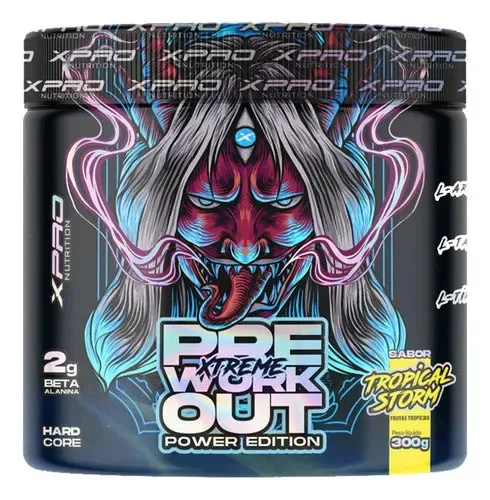 Pré Workout Power Edition Pré Treino 300g Xpro Cereja
