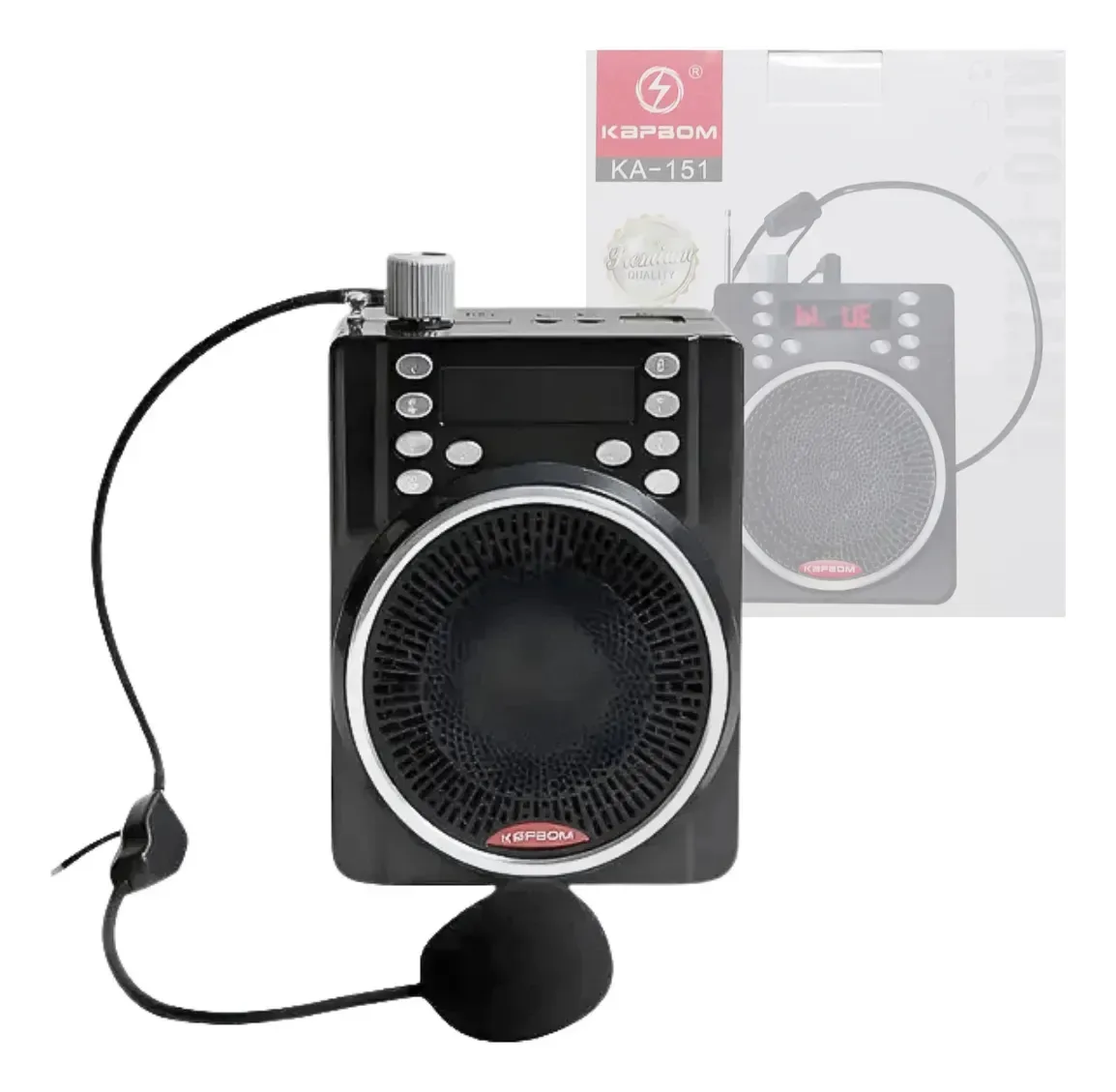 Amplificador De Voz Megafone Bluetooth Com Microfone E Rádio Unica
