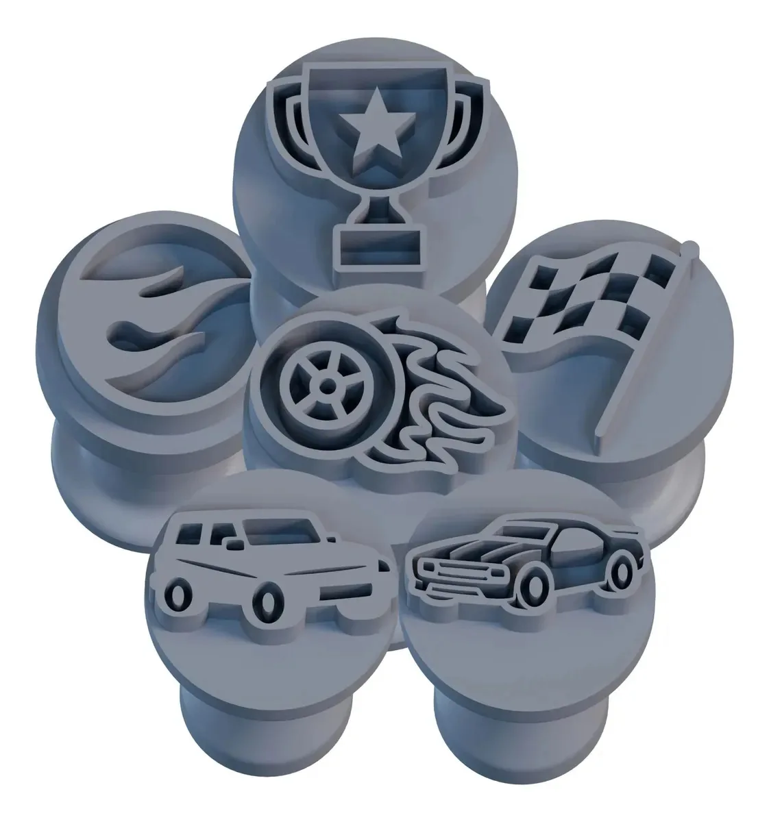 Carimbo Para Doces E Brigadeiro Hot Wheels