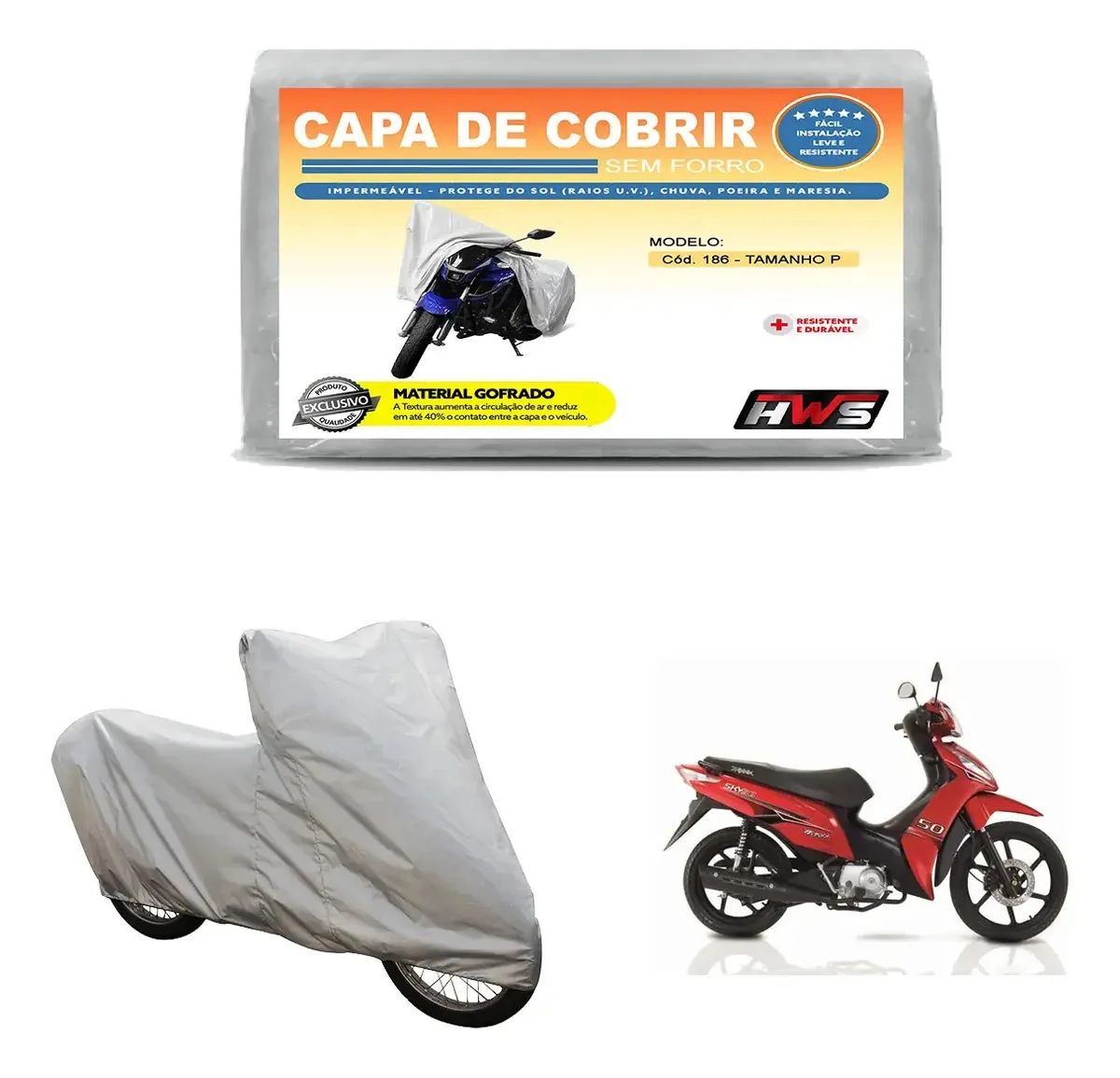 Capa Cobrir Traxx Sky Impermeável Prata Sol Chuva Anti Uv Prateado