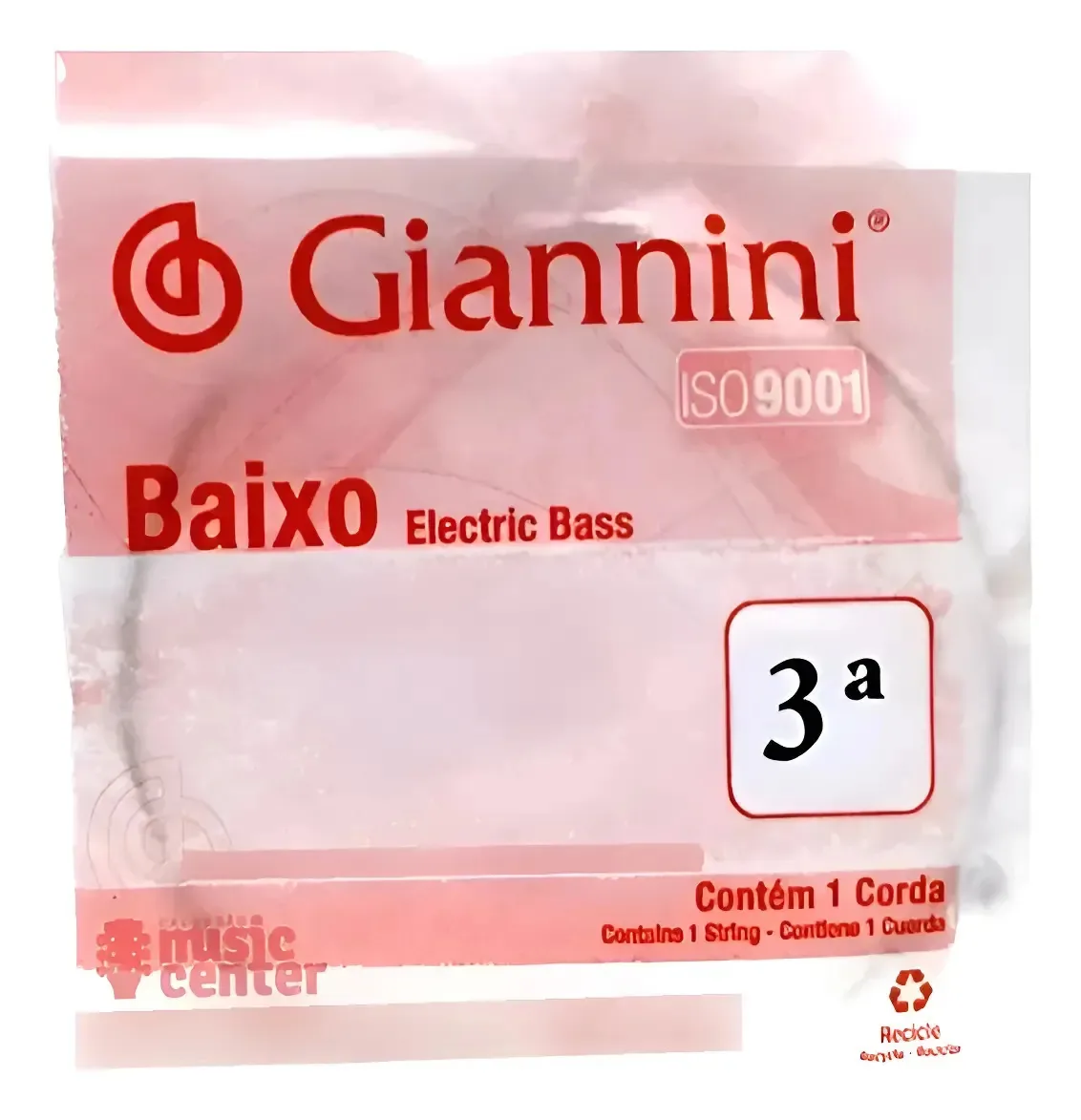 Corda Avulsa Baixo .085 Lá Giannini Geeb,085