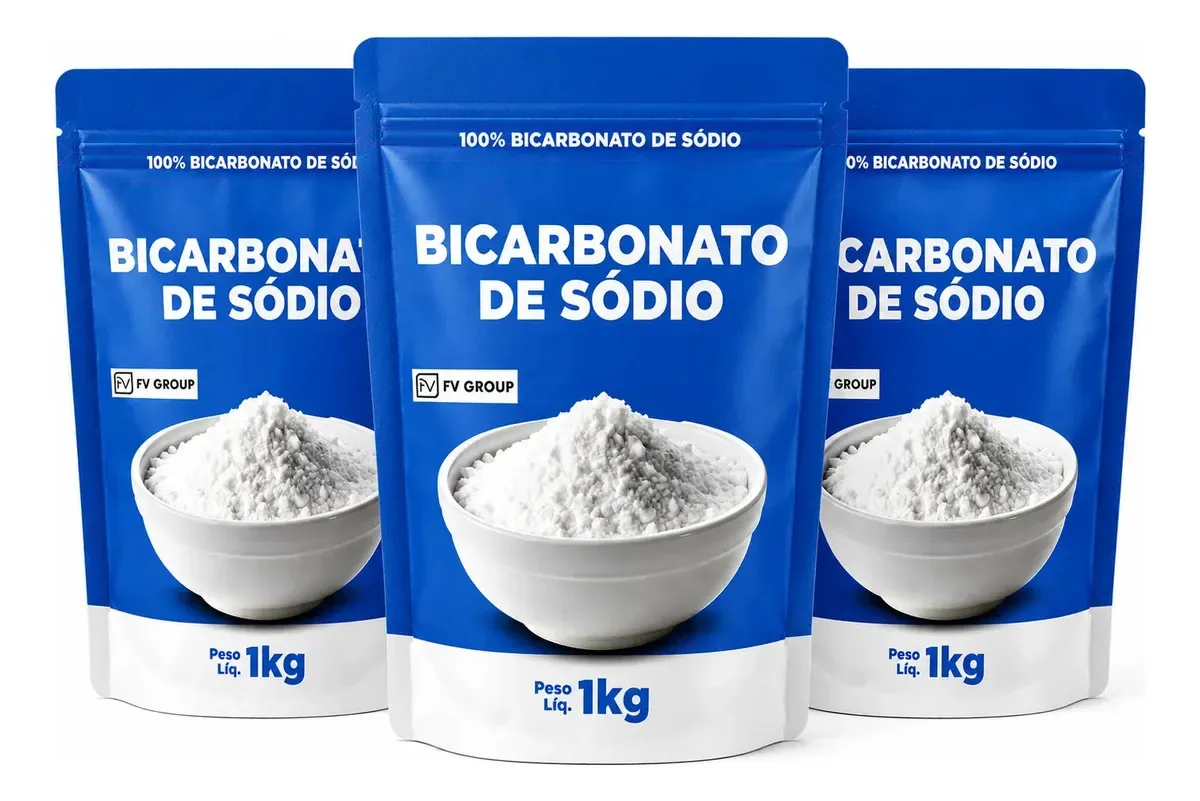 Bicarbonato FV Group Bicarbonato de sódio 100% Unidade 1 3 kg