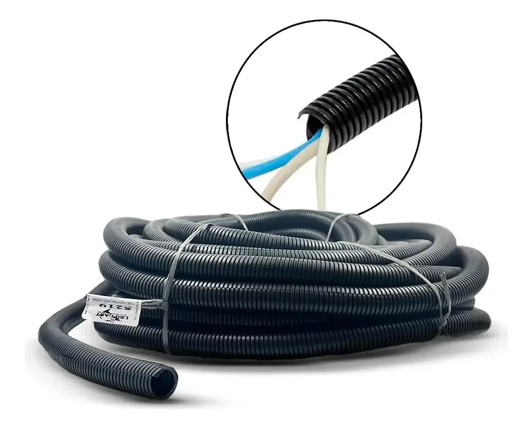Espaguete Mangueira Corrugada Tubo Conduite 19mm 20mts 3/4