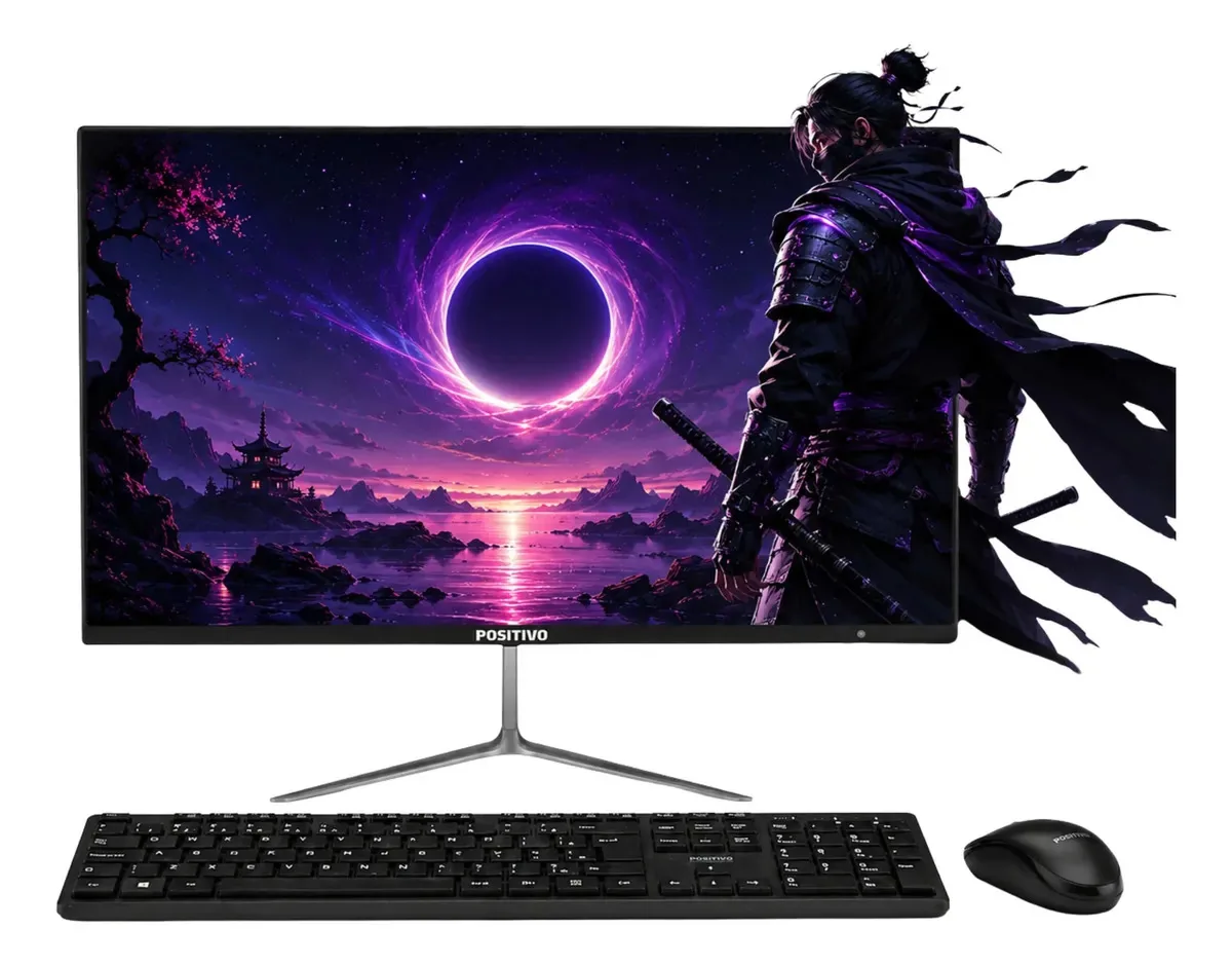 All In One Positivo Union C464ai-21 Ddr3 4gb Ssd 64gb Preto