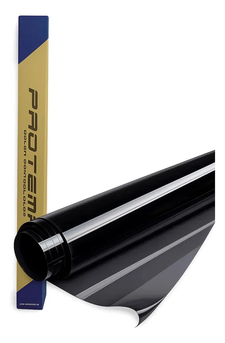 Rolo de filme polarizado automático Protemax de 1,49 m x 10 m, tons de cor, tom 15, intermediário