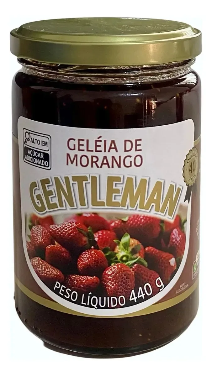 Geleia De Morango Gentleman 440g