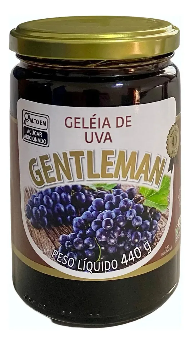 Geleia De Uva Gentleman 440g