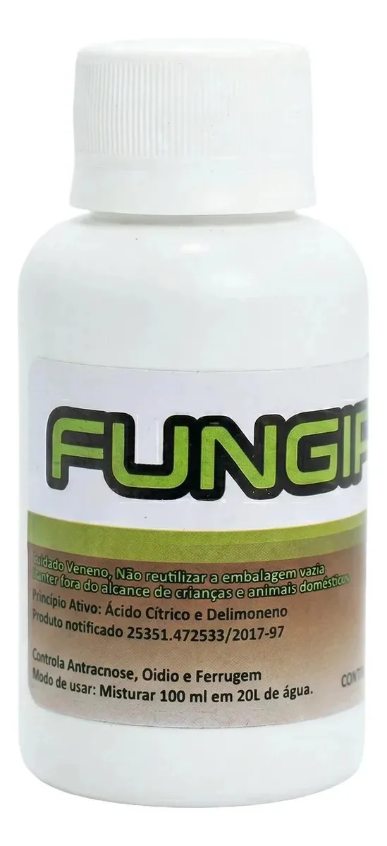 Fungiplant Fungicida Antracnose Flores Citrus Jardim 100ml