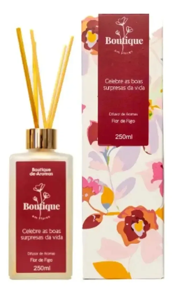 Difusor De Varetas Flor De Figo 250ml Boutique De Aromas