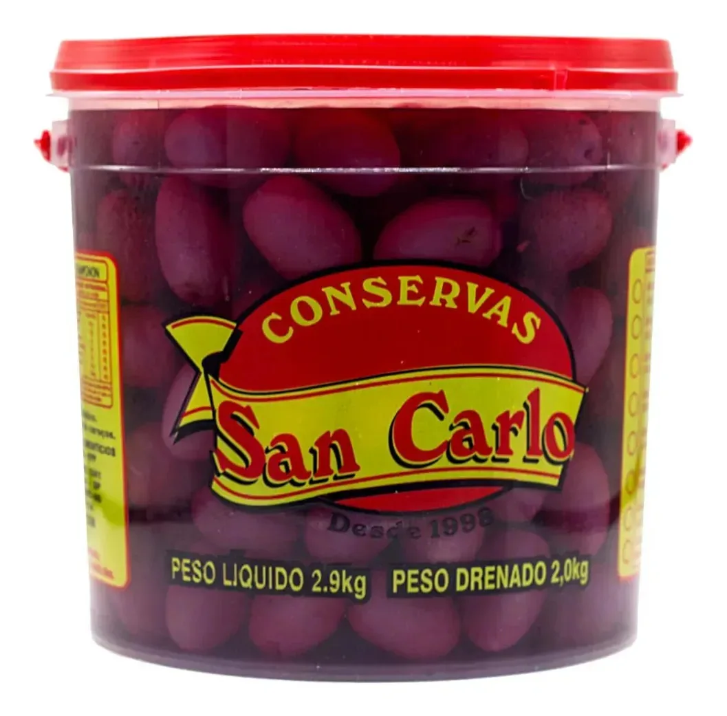 Azeitona Preta Azapa San Carlo 2kg