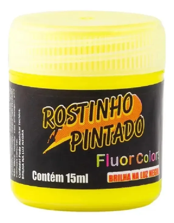 Rostinho Pintado 15ml Amarela Limao 1014 Rostinho