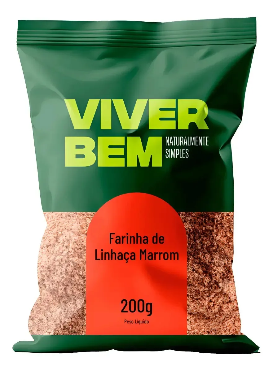 Farinha De Linhaça Marrom 200g - Viver Bem