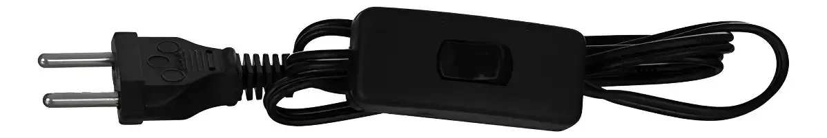 Dimmer Benlux Cordão Abajur com Interruptor 3A preto