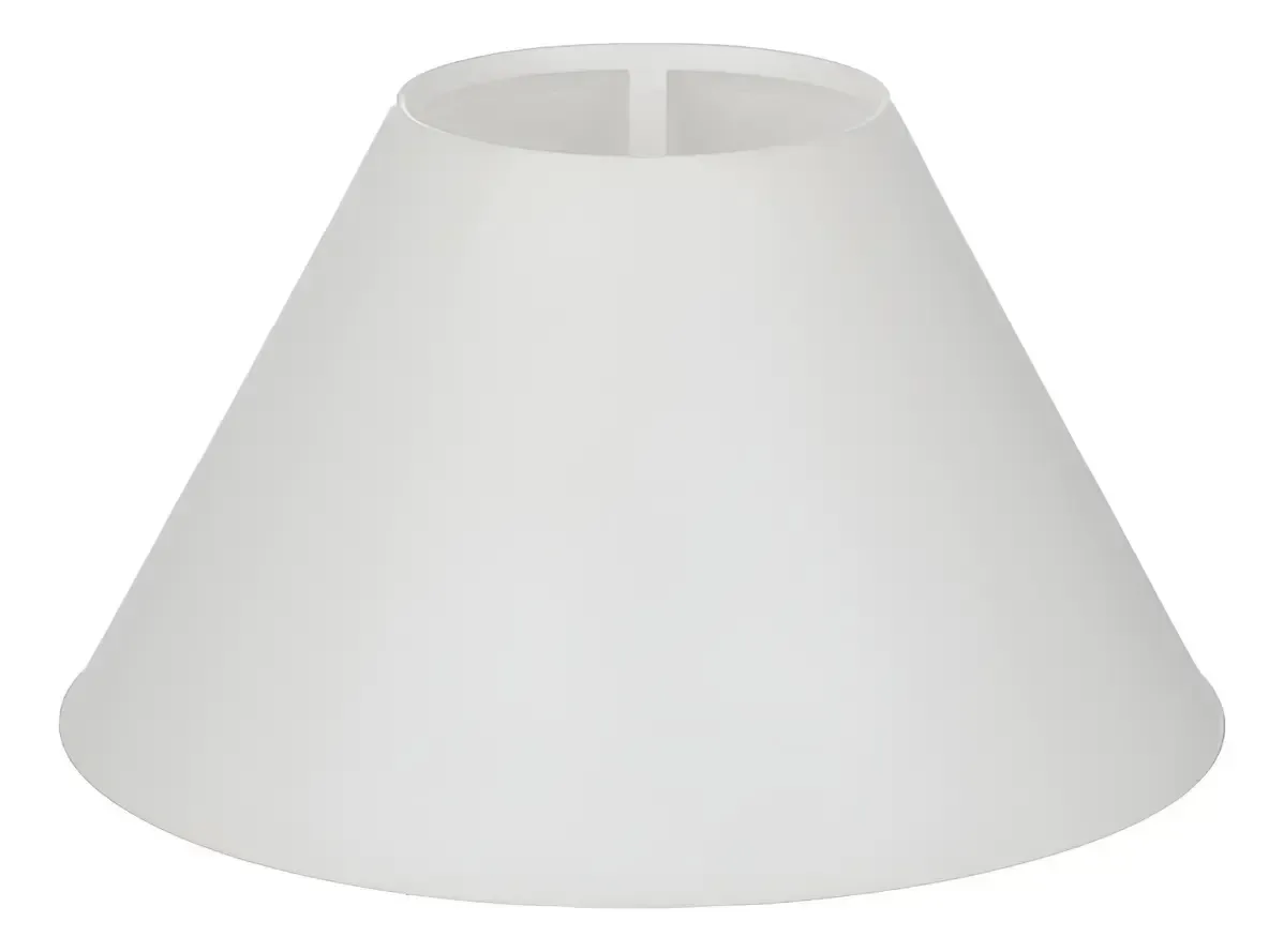 Cúpula De Abajur Grande Termoplástica Grande Cor Branco Cúpula abajur grande