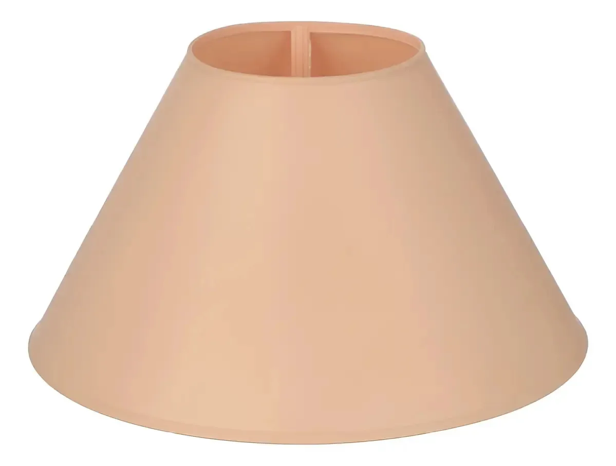 Cúpula De Abajur Grande Termoplástica Grande Cor Salmão Cúpula abajur grande