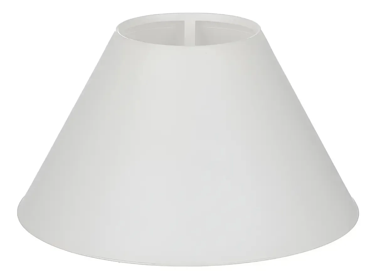 Cúpula De Abajur Pequena Termoplástica Infantil Cor Branco Cupula abajur pequena