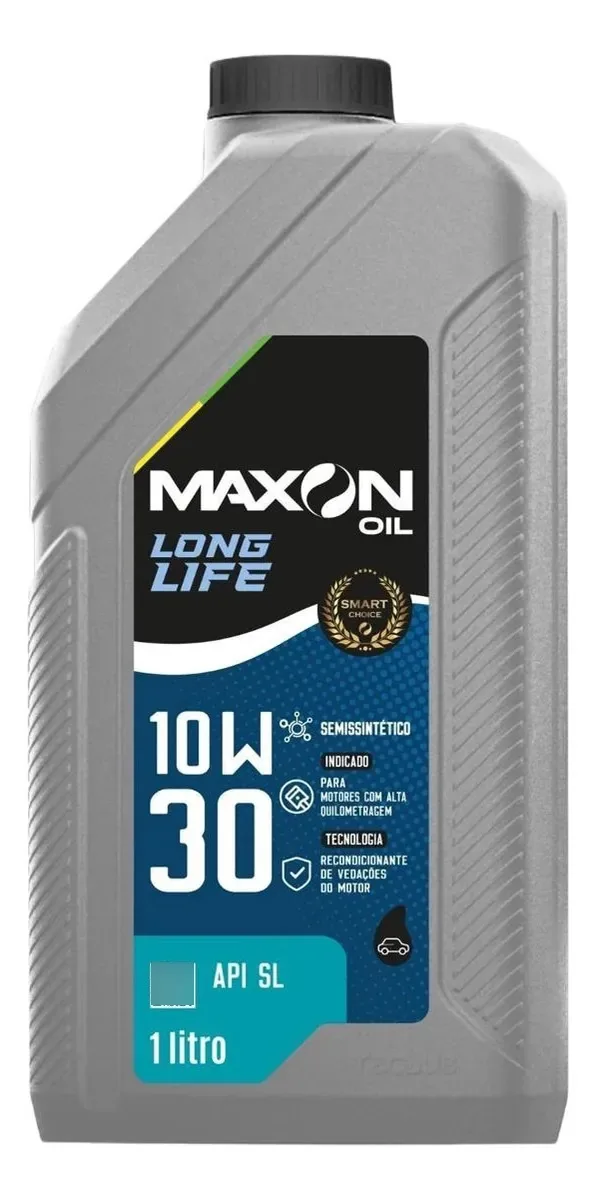 Óleo Para Motor Semissintetico 10w30sl Long Lif Maxon