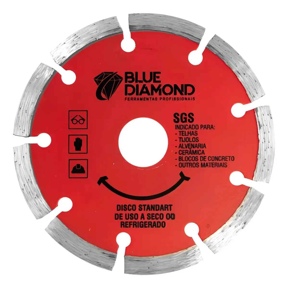 10 Discos Diamantado Segmentado 4'' 110mm X 20mm