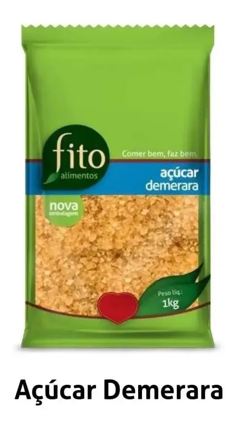 Açucar Demerara 1kg Fito Mundo Verde