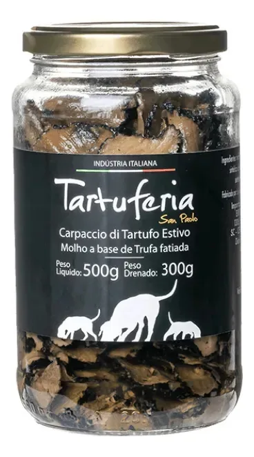 Carpaccio De Trufa Tartuferia Fatiada 300g