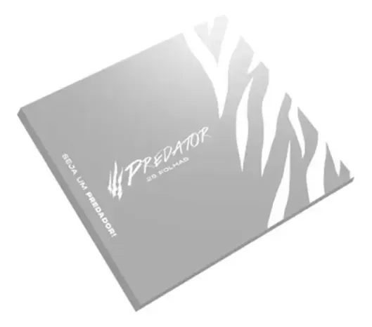 Papel Alumínio Predator Para Narguile 26 Folhas Liso Liso