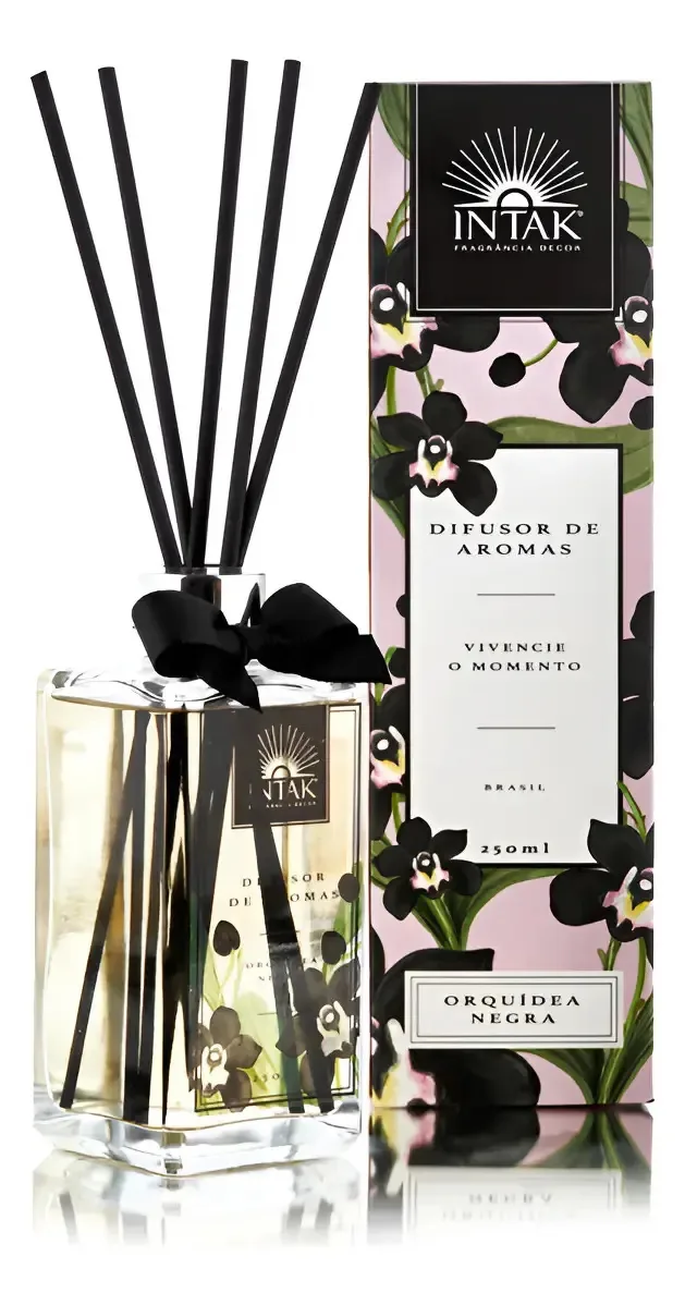 Aromatizador Com Varetas 250ml Intak - Orquídea Negra