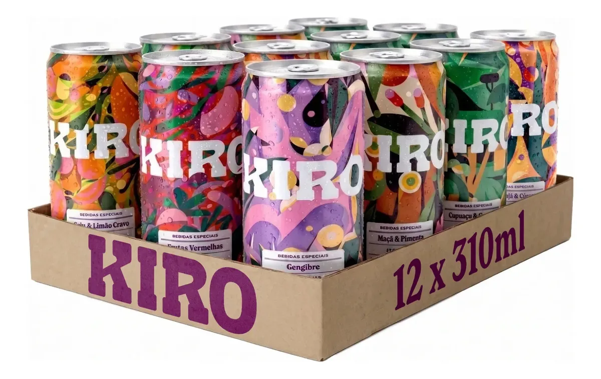 Bebida Kiro Caixa Mista 12 Unidades