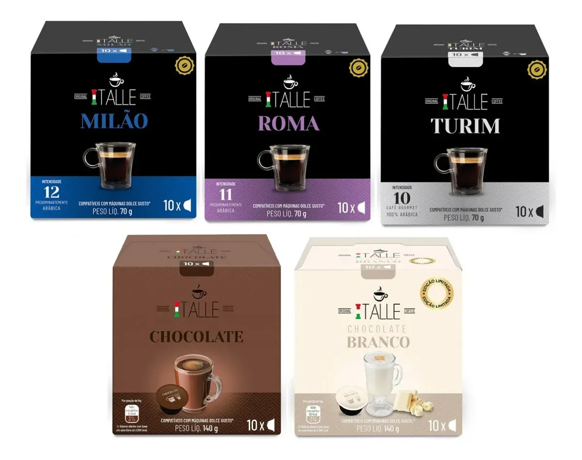 Cafe Capsula Dolce Gusto Cafe Expresso Lacteos Café Italle 5