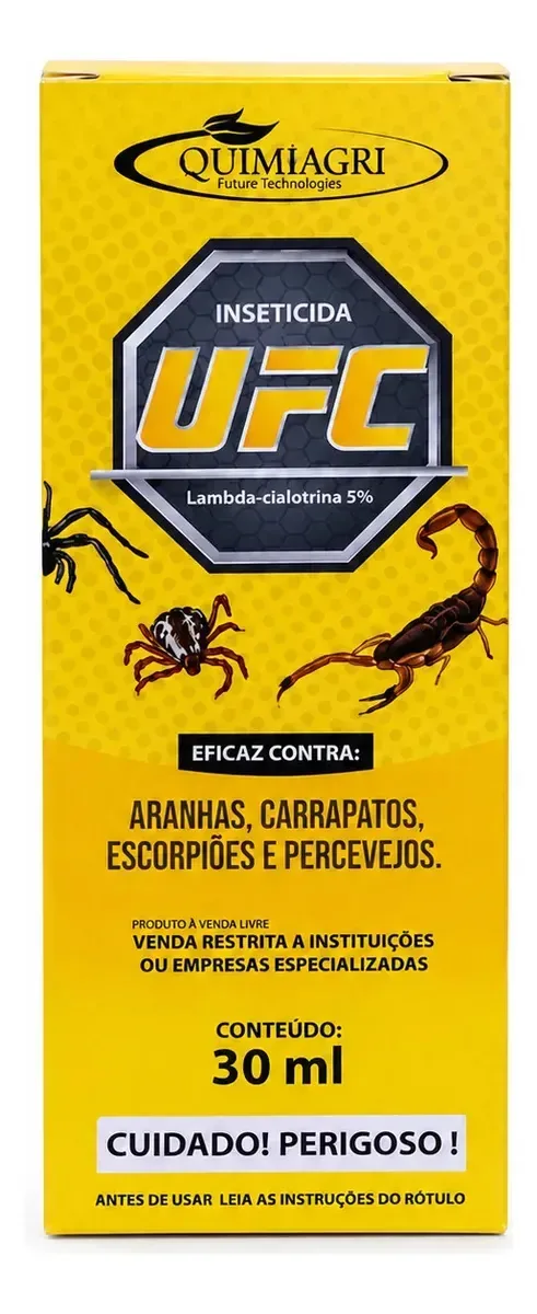 Inseticida Ufc 30ml Contra Escorpião Aranha Carrapato