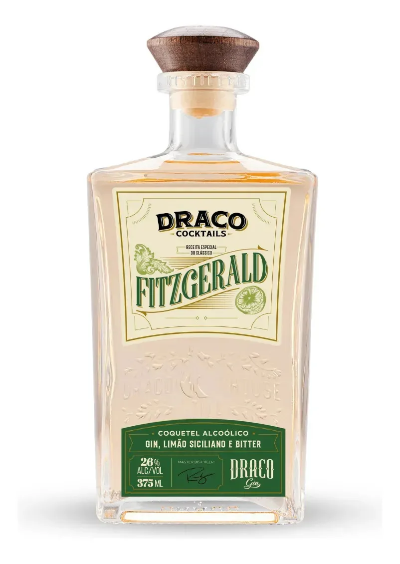 Fitzgerald Draco Coquetel Drink Pronto Para Beber