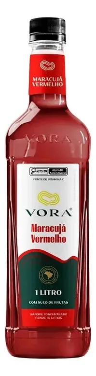 Xarope Vora Maracujá Vermelho