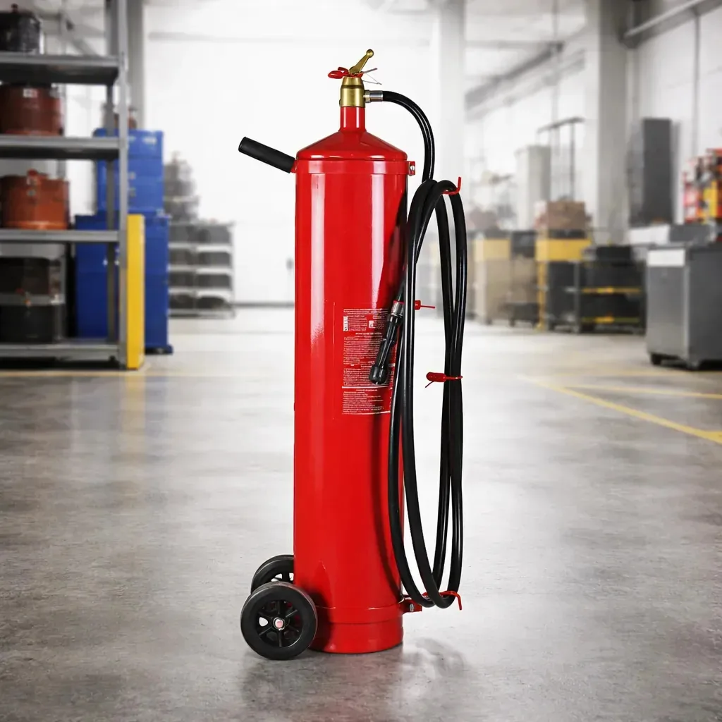 Extintor Industrial Pqs 20kg Bc 40b-c 01 Ano - Sobre Rodas