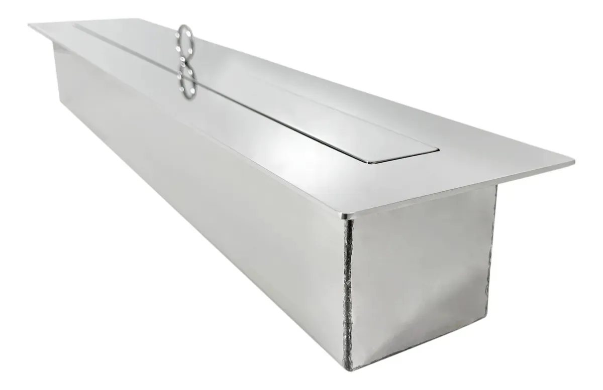Queimador Ecológico Para Lareira A Álcool 60cm Inox 304