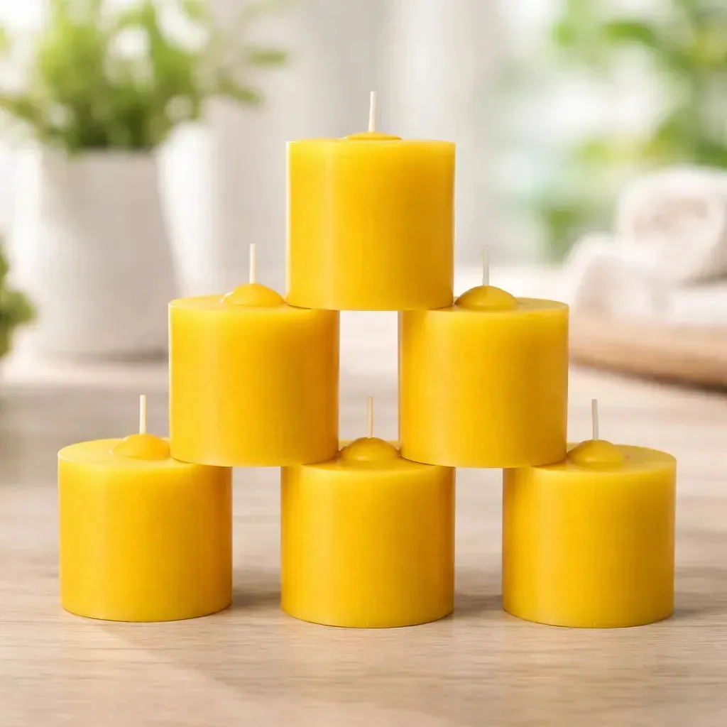 Kit 6 Velas De Citronela 130g - Arcanjo Velas Amarelo Citronela