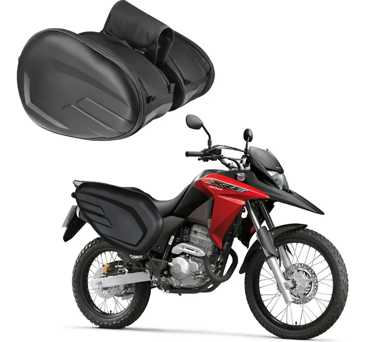 Alforges Bolsa Motos Viagem Passeio 58l Honda Xre 300 Rally Preto