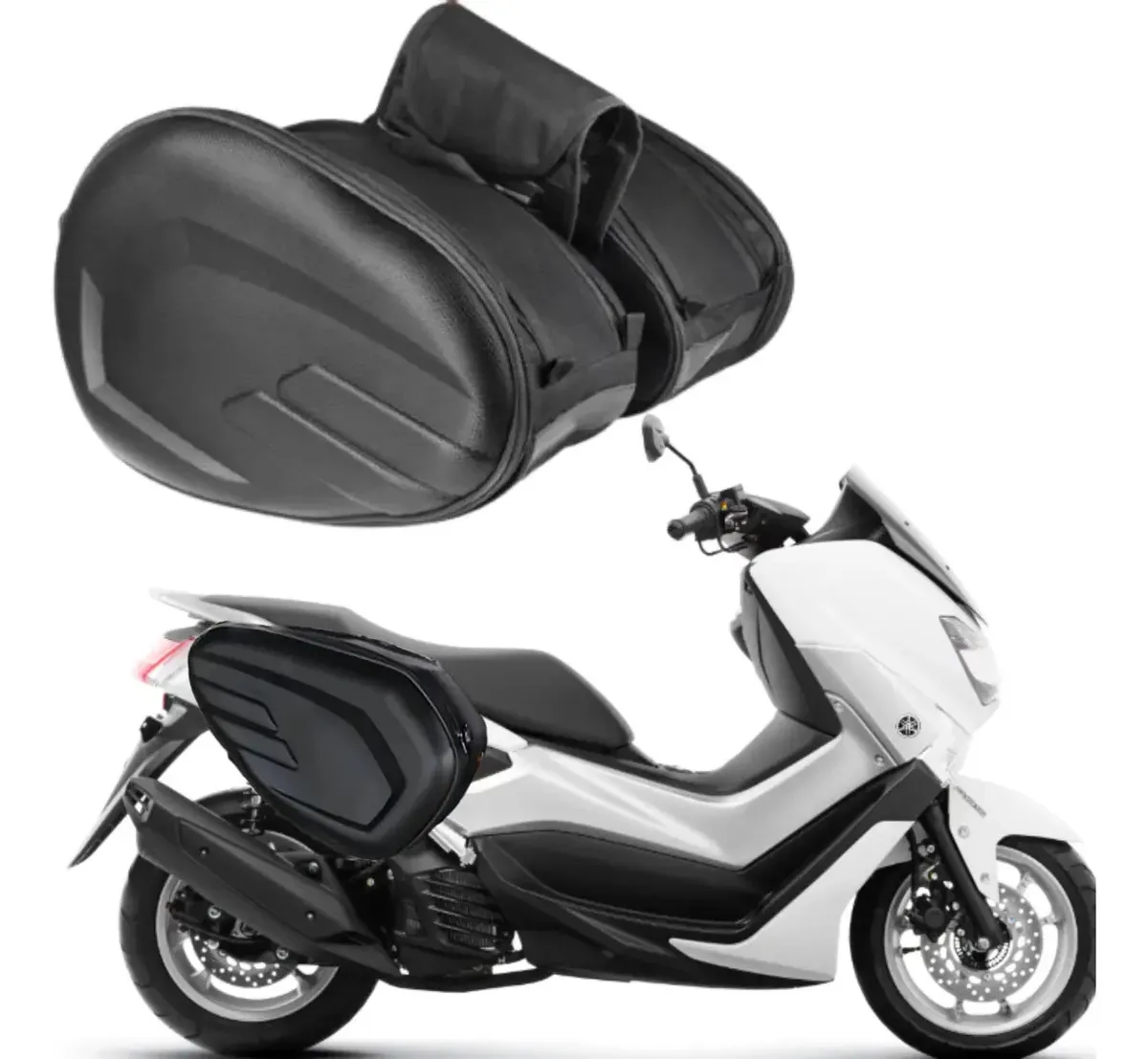 Alforge Motos Bolsa 58l Bau Bag Lateral Nmax 150 160 Scooter Preto