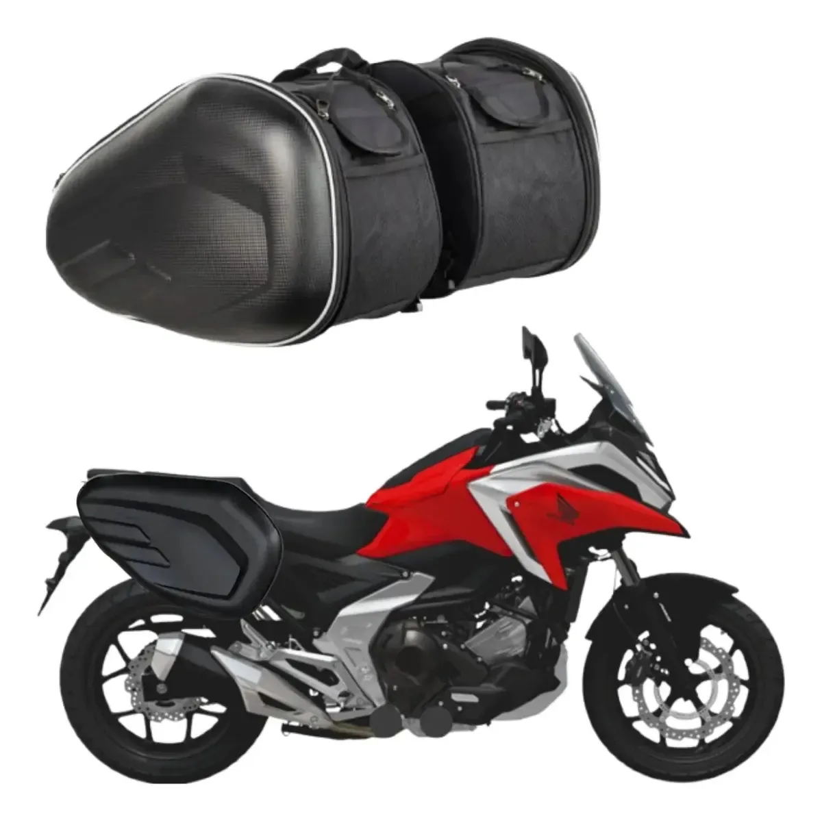 Alforges Bolsa Motos Bau 58l Bau Honda Nc 750x Preto