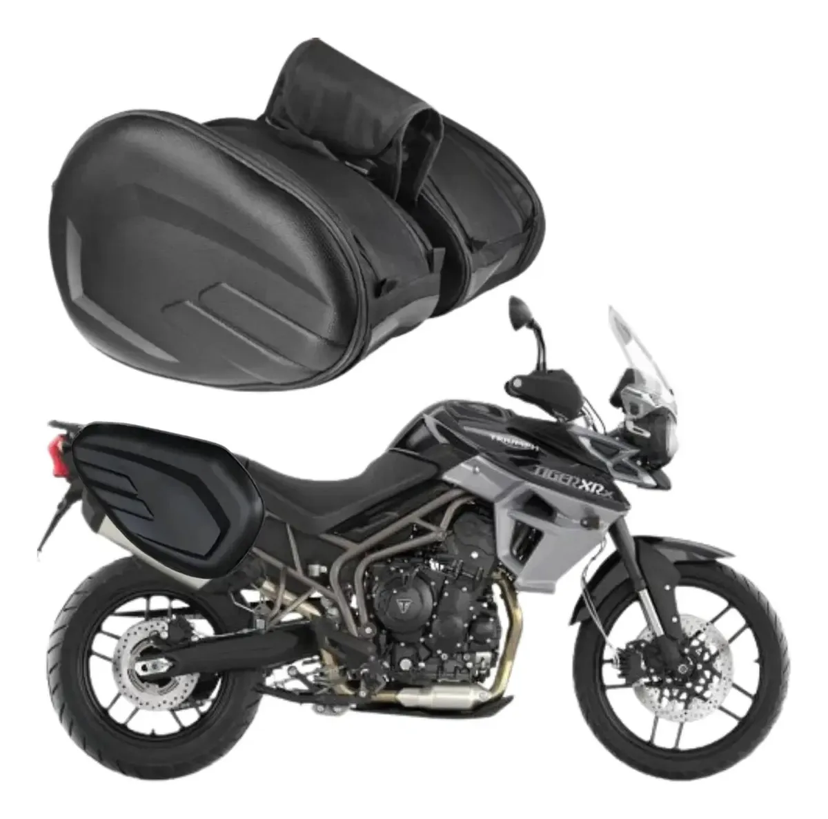 Alforges Bolsa 58l Bau Bag Bauleto Mala Triumph Tiger 800 Preto