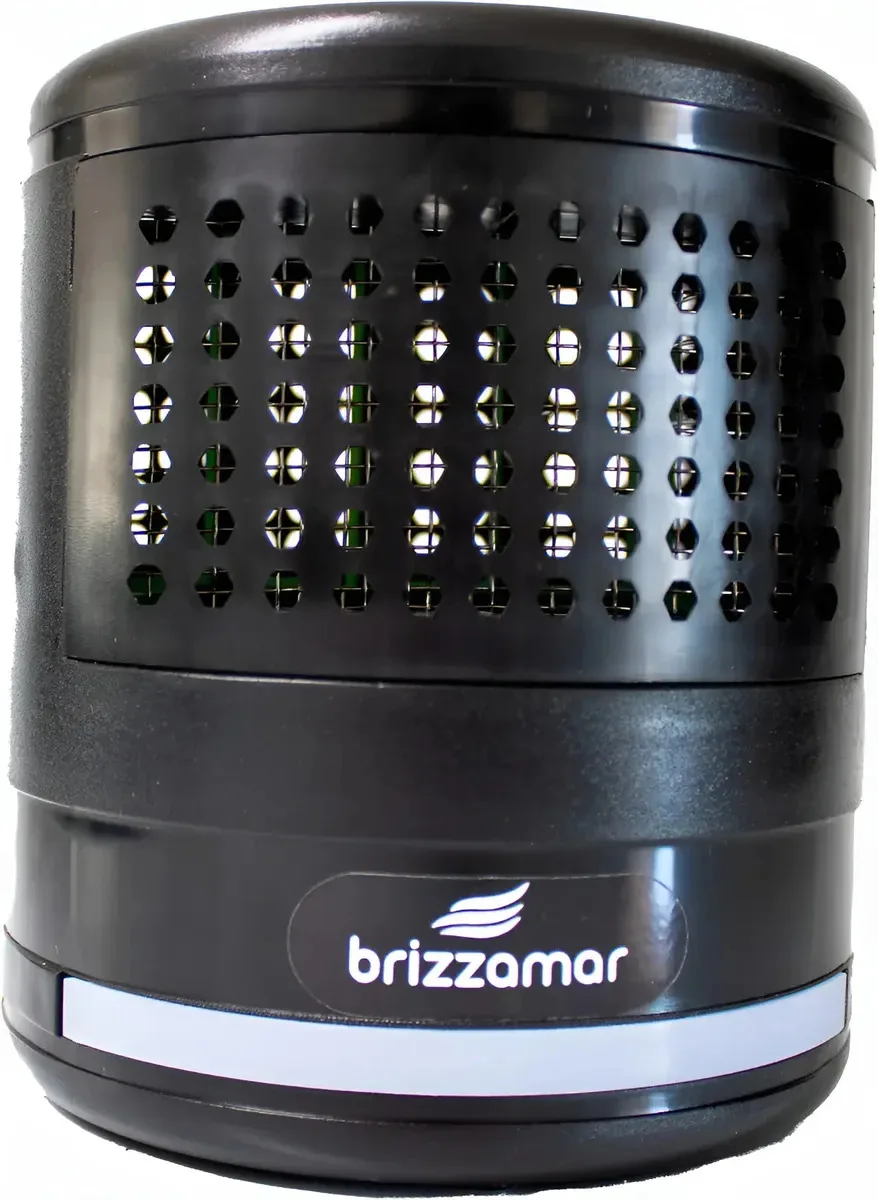 Purificador De Ar Brizzamar Adeus Alergia Odor Vírus E Mofo Cor Preto