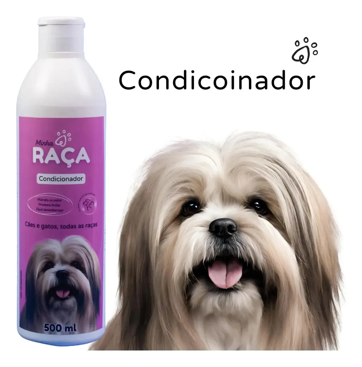 Condicionador Cão E Gato Minha Raça Home Care 500ml Exclusiva