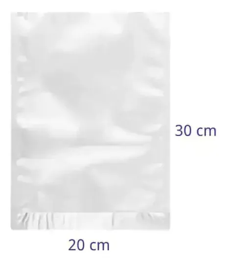 Kit 250 Un Saco A Vácuo 20cm X 30cm
