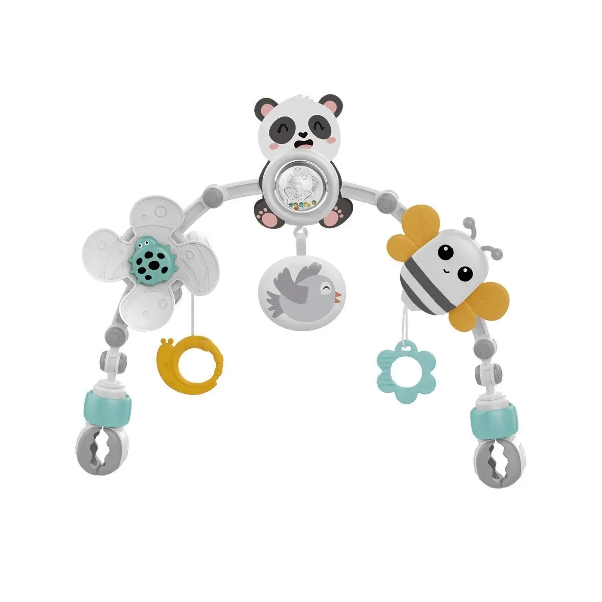 Arco Móbile Atividades Bebê Carrinho Berço Panda Maxi Baby