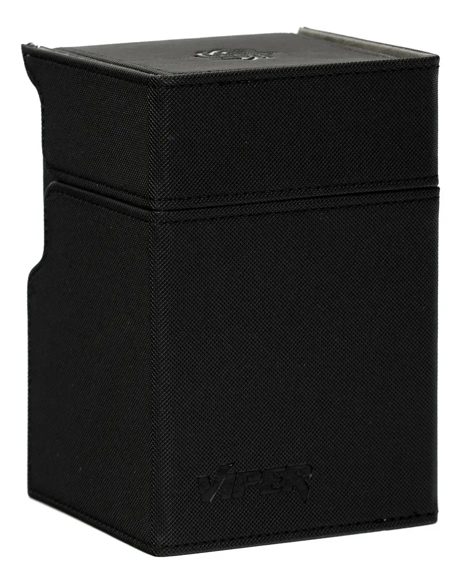 Deck box (porta-cartas) para jogos de cartas colecionáveis Viper Acessórios Torre 100+ preto