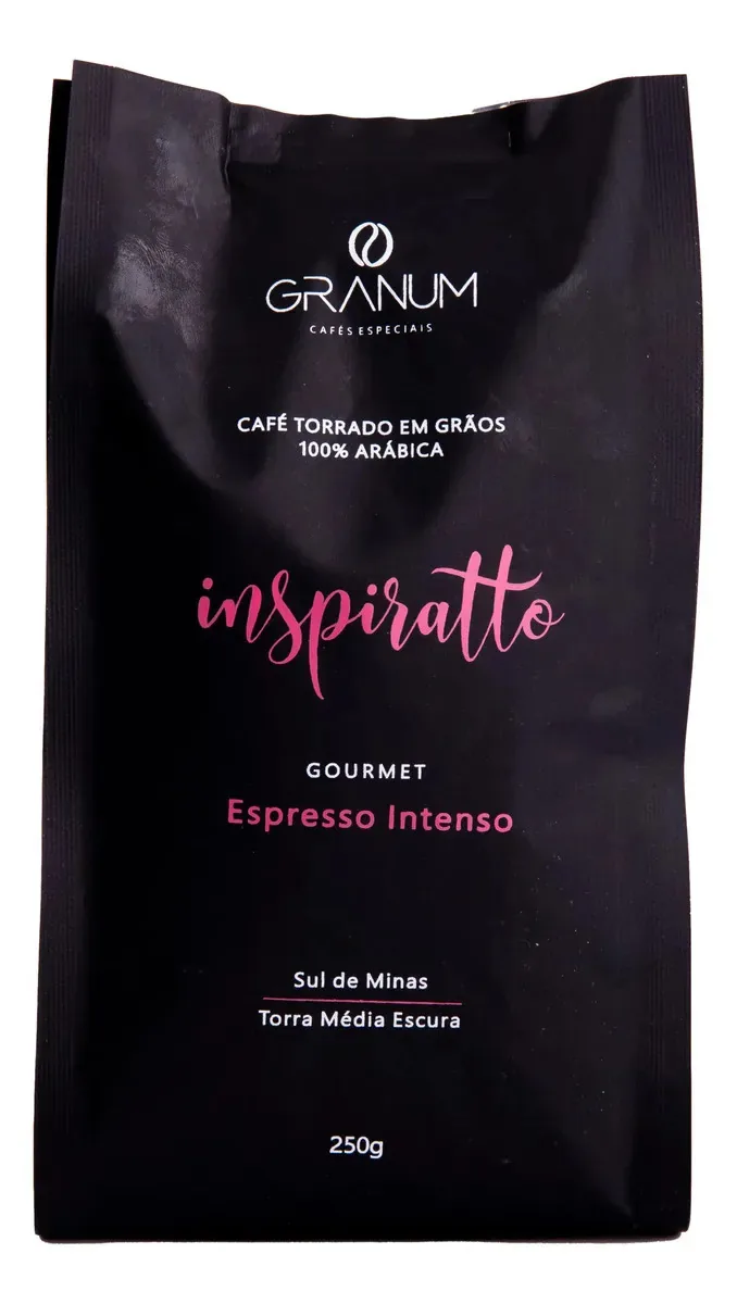 Café Gourmet Inspiratto Intenso 100% Arábica Grãos 250g