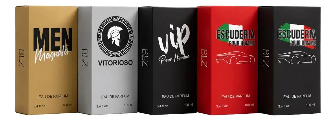 05 Perfumes Masculinos Referência 100ml